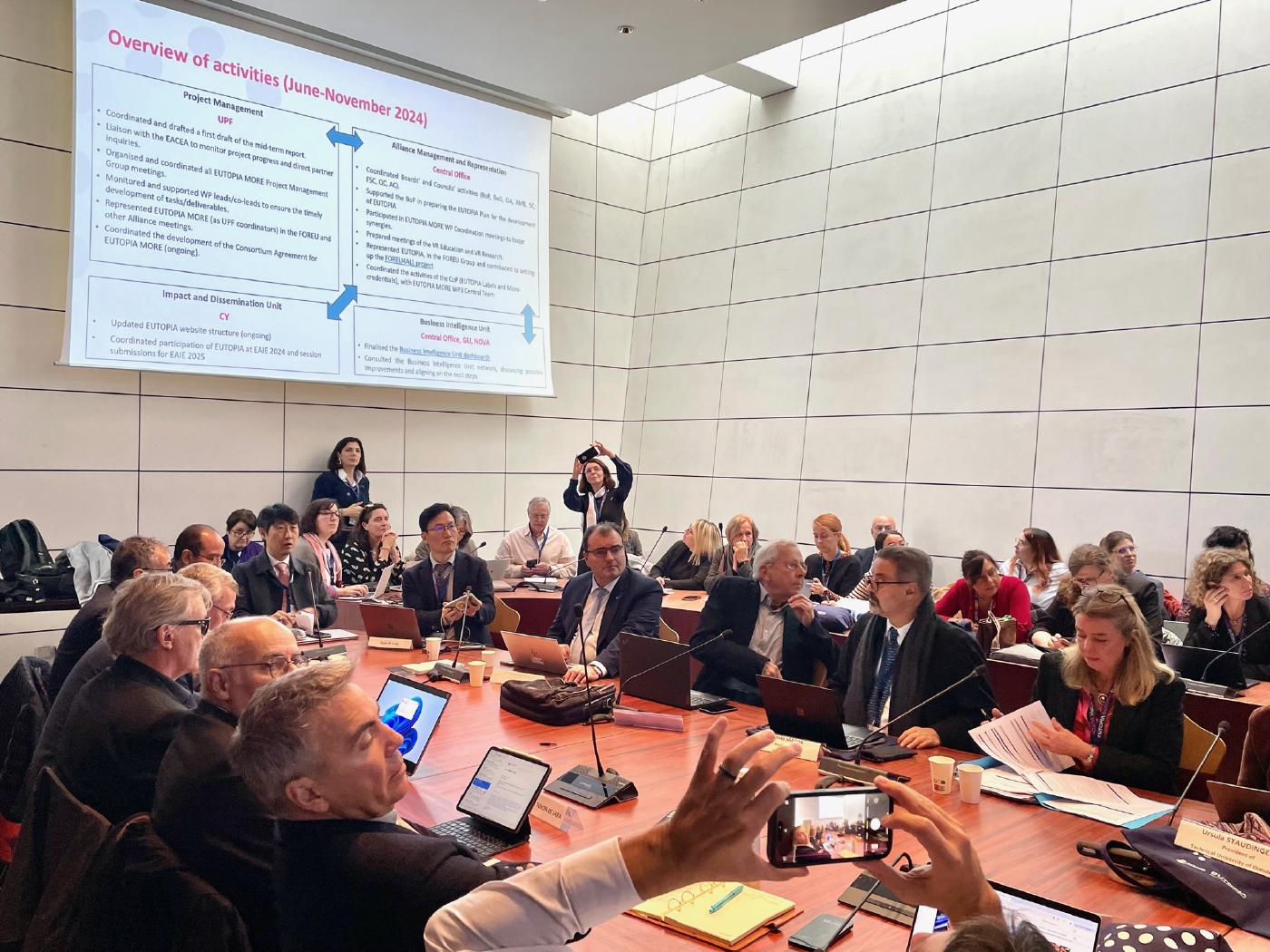 A session during the EUTOPIA Week at CY, Nov 2024