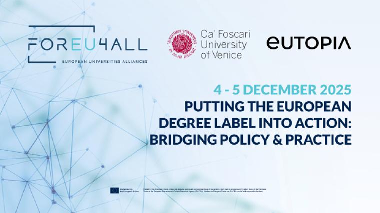 Putting the European Degree Label Into Action: Venice Hosts First FOREU4ALL Workshop