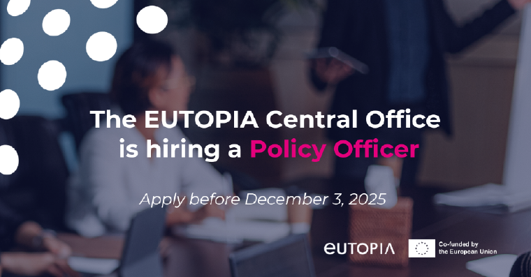 EUTOPIA is hiring a Policy Officer